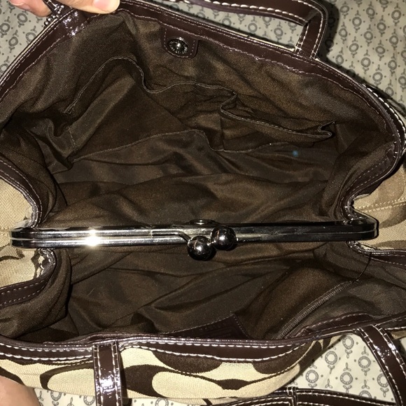 Brown Coach bag - Picture 3 of 5